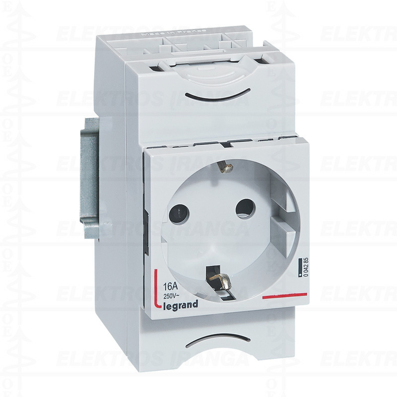 LEXIC modulinė DIN rozetė schuko 2P+E 250V