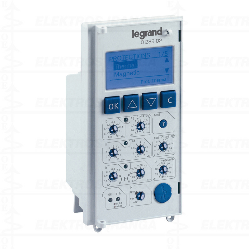 DMX3 MP4 LSIG apsaugos blokas ACB įrenginiui (naudoti su 3P + N_ext CT arba su 4P) 2500..4000..6300 gabaritams