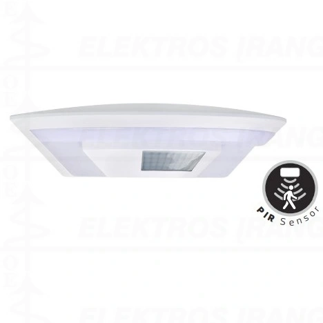 MAGMA-15 15W WH 4200K šviestuvas laukui sieninis su PIR judesio jutikliu baltas 170-260V LED IP54 270x70mm