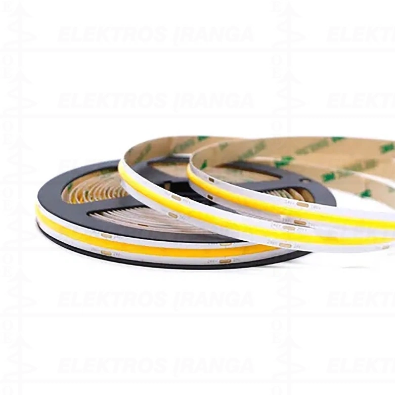 COLUMBIA-24 COB LED juosta 8mm 4200K 24V 10W/1M IP44 320LED/m (cut /5cm/) 5m=1vnt.