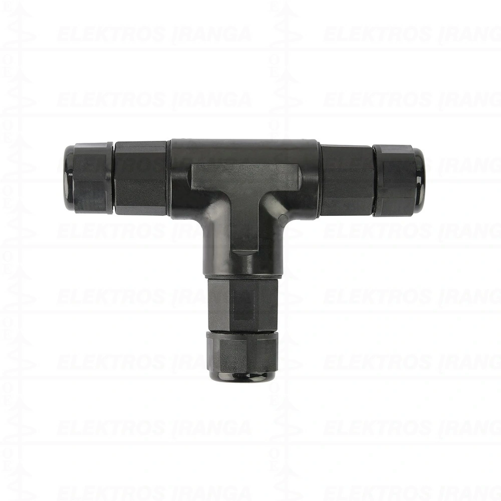 IP68 CONNECTOR-2 250V/16A 3PIN "T" hermetinė laido sujungimo jungtis / atsišakojimas