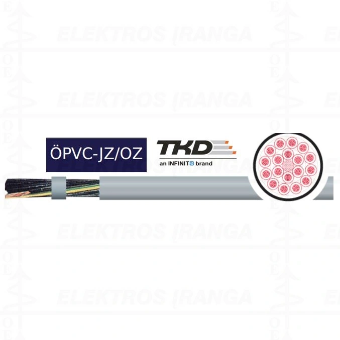 Kabelis OPVC-OZ 2x0,75 pilkas