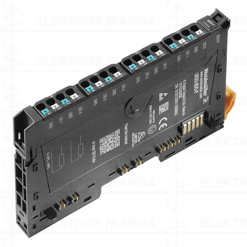 UR20-8DO-P I/O modulis, IP20, skaitmeniniai signalai, išėjimai, 8-kanalai