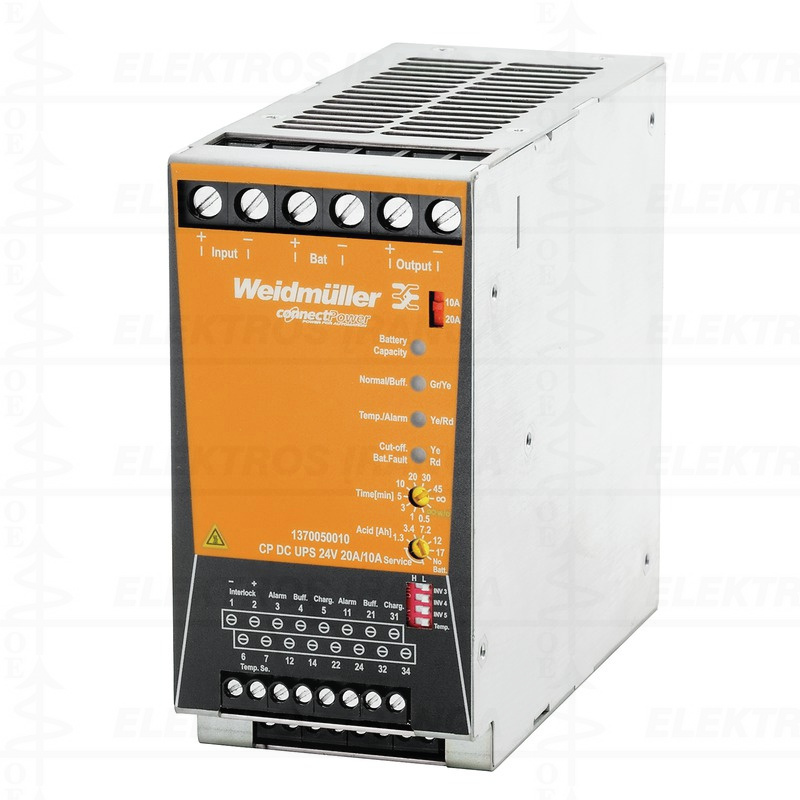 和利 WEIDMULLER 1370050010 4050118202335 CP DC UPS 24V 20A/10A
