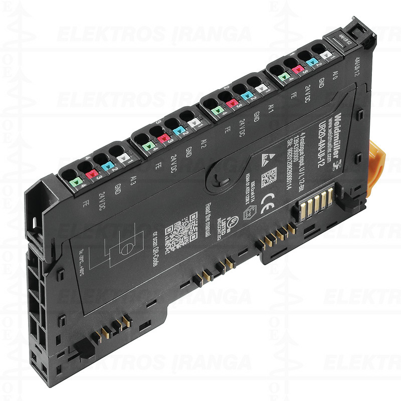 UR20-4AI-UI-12 I/O modulis, Analog signals, Input, Current/Voltage, 12 Bit