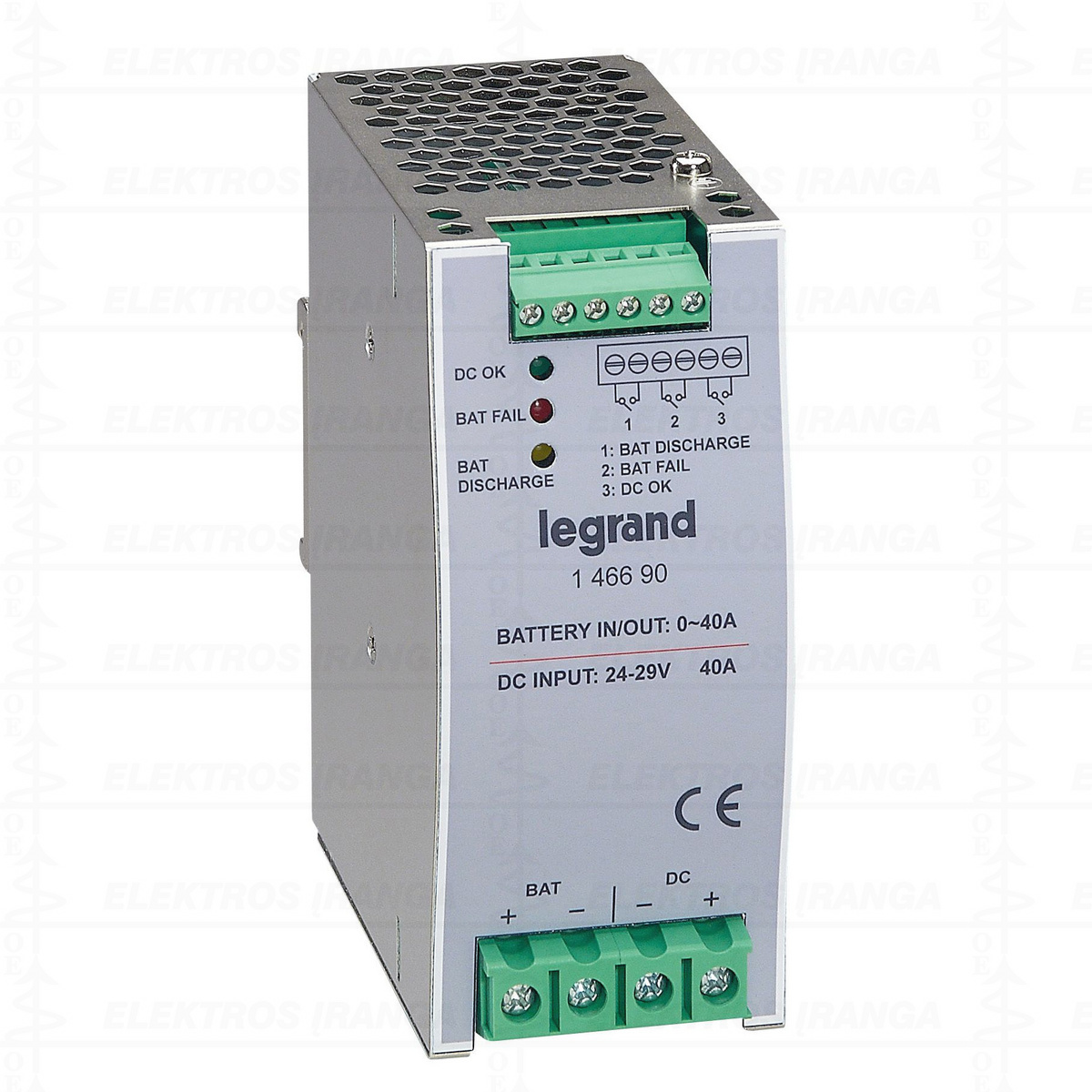 BACK-UP MOD 24VDC 40A UPS nepertraukiamo maitinimo valdymo modulis (be baterijos 146693)