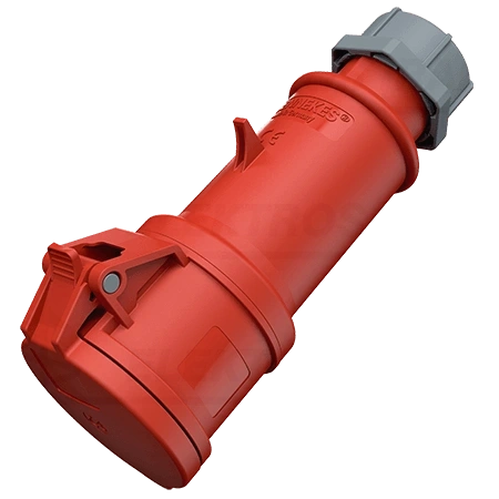 Lizdas 32A 5P 6H400 IP44/pernešamas