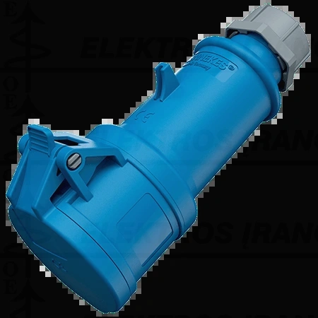 Lizdas 16A 3P 6H230 IP44 /pernešamas mėlynas