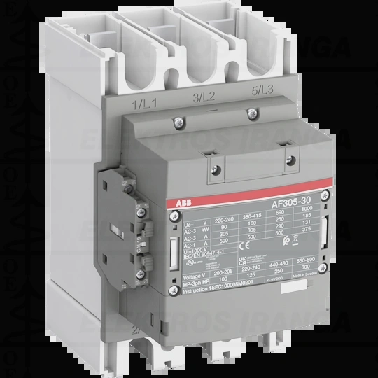 AF305-30-11-13 kontakt. 100-250VAC/DC