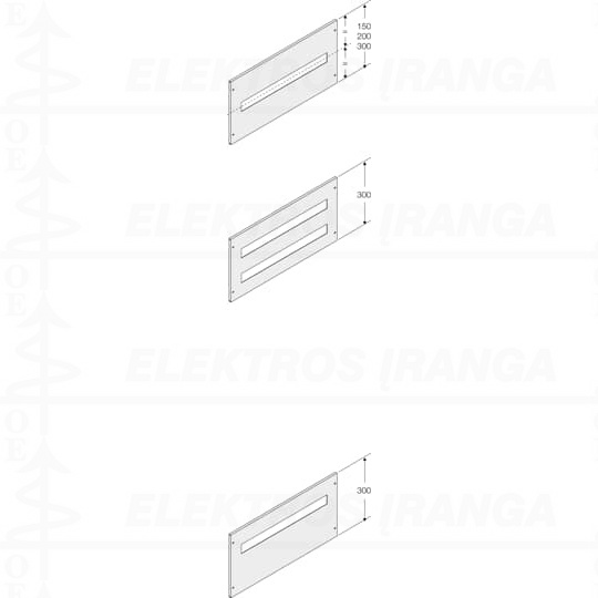 PPMF2060 24Din mod. panele A200/P600mm