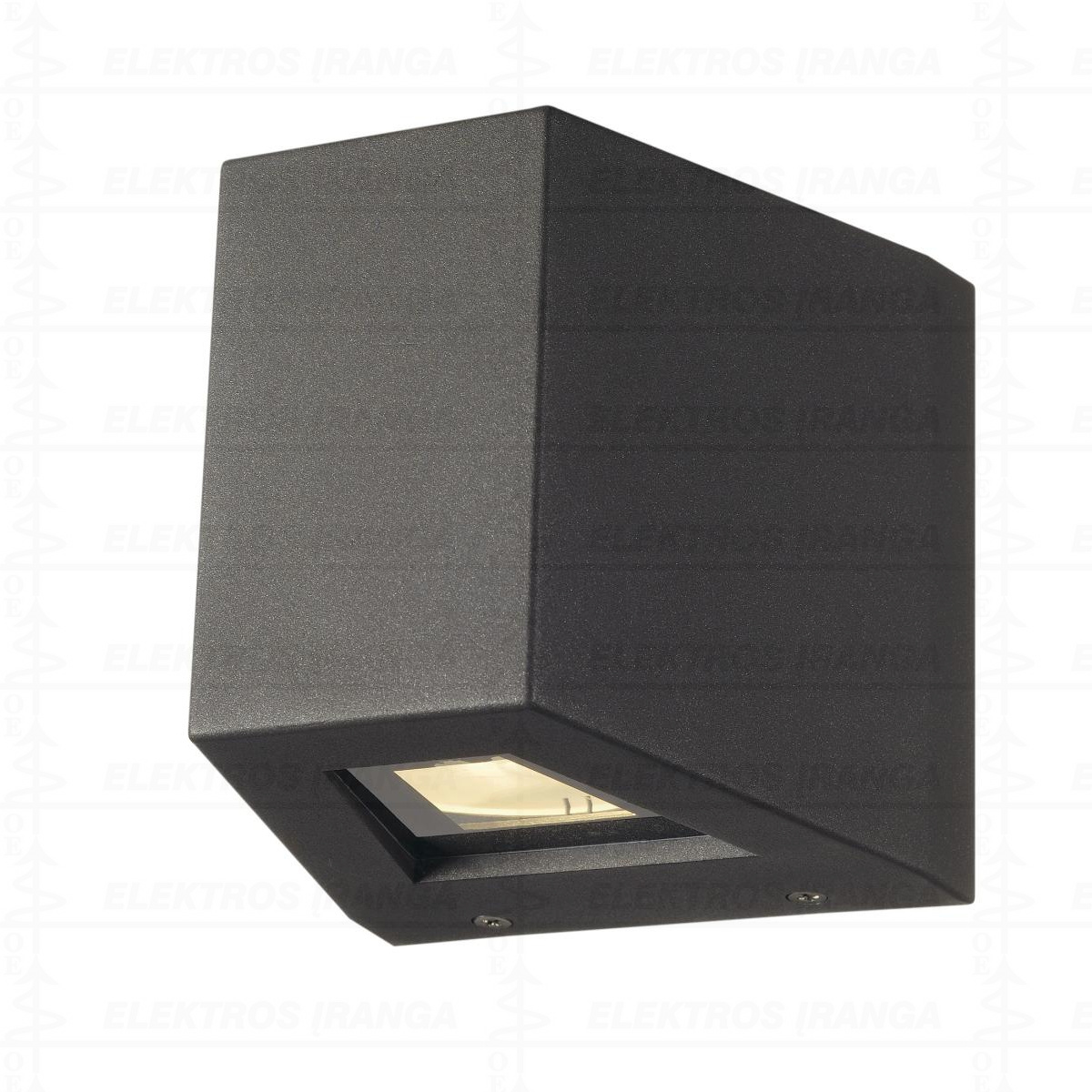 OUT BEAM LED wall light, beam up / flood down, anthracite, IP44