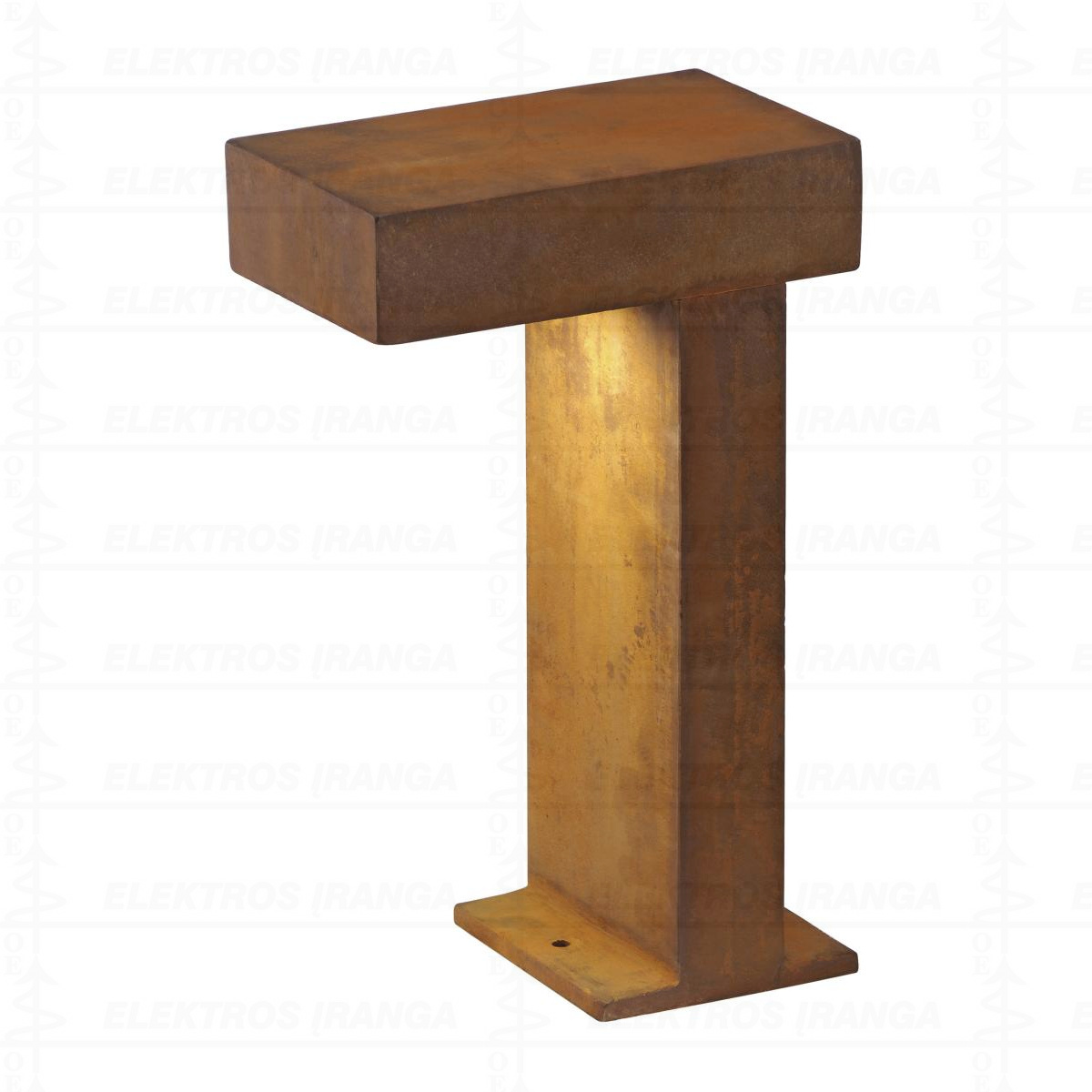 RUSTY PATHLIGHT, rusted steel, GX53, max. 9W