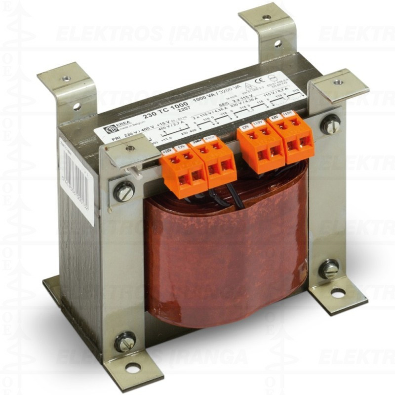 Transformatorius EREA 230TC1000 05414503000132 Skiriamasis transformatorius 1000VA ...