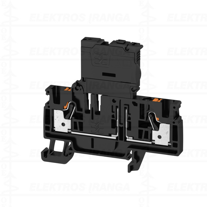 AFS 4 2C 100-250V BK saugiklinė rinklė 4 mm² su LED indikacija