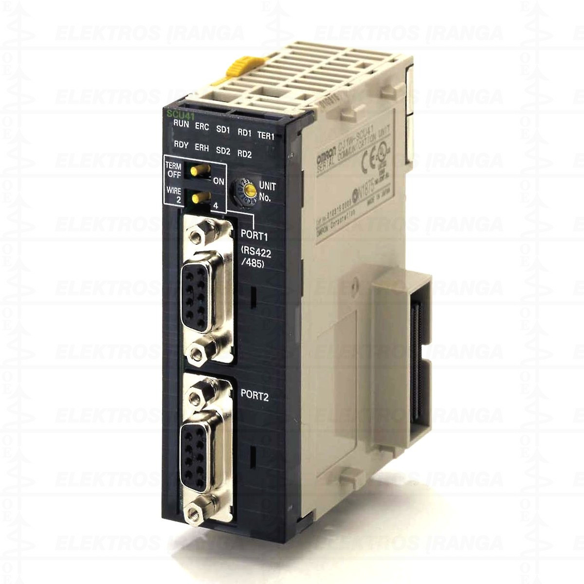 *** CJ_ valdiklio serijinio ryšio modulis, 1x RS-232C + 1x RS-422/485, Protocol Macro, Host Link, 1:N NT Link, No protocol, Serial Gateway (CompoWay/F