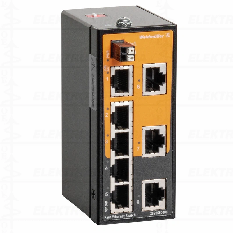 IE-SW-ELB-08-8TX tinklo šakotuvas 8xRJ45, IP40