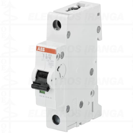 S201-B16 Automatinis jungiklis 1P 16A B, ABB
