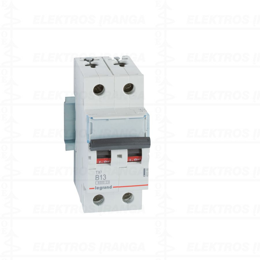 TX3 MCB 2P B13 6kA automatinis jungiklis