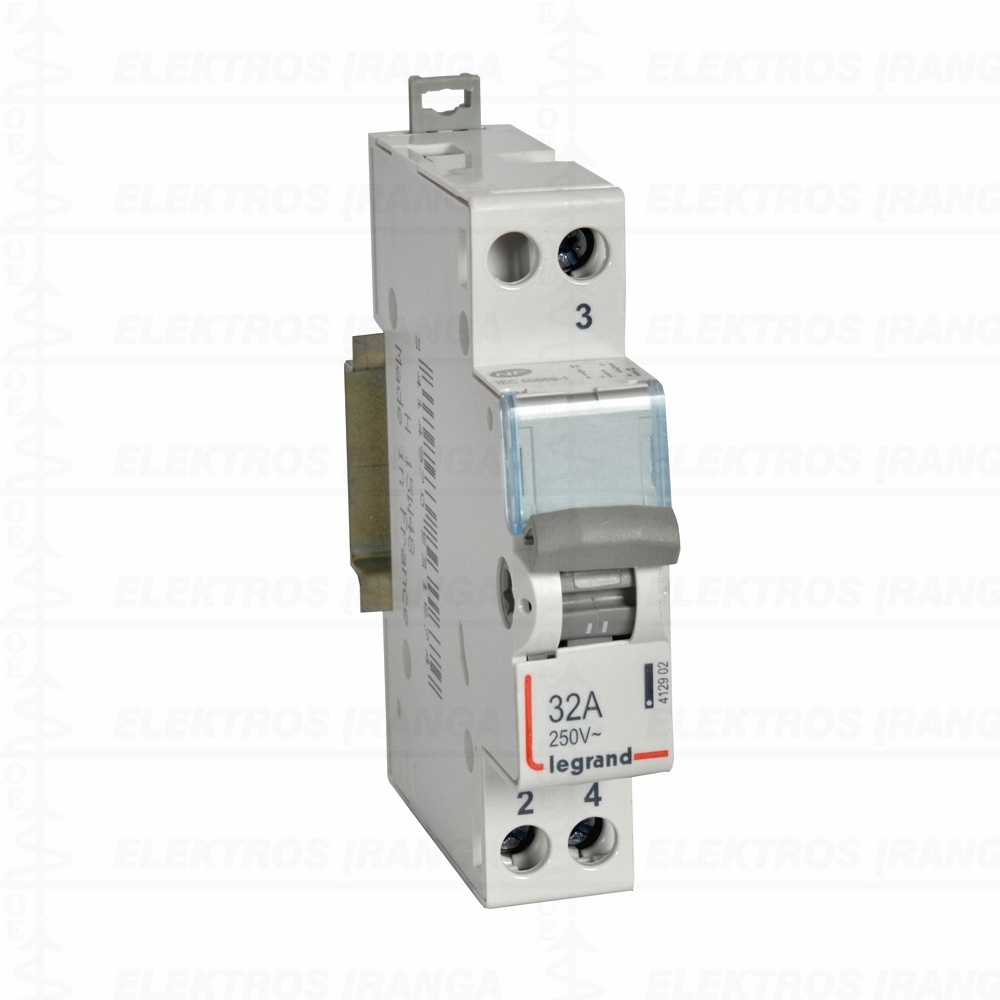 CX3 jungiklis/kirtiklis perjungiantis 1P I-0-II 1mod. 32A
