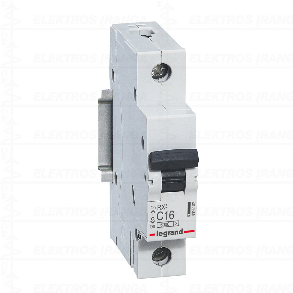 RX3 MCB 1P C16 6kA automatinis jungiklis