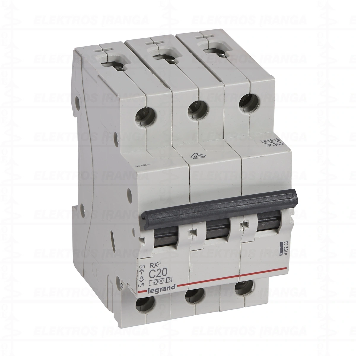 RX3 MCB 3P C20 6kA automatinis jungiklis