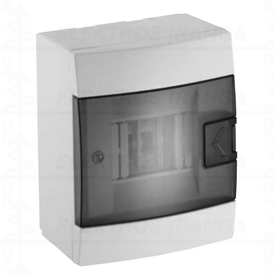 TEB virštinkinis 4 modulių skydelis baltas IP40