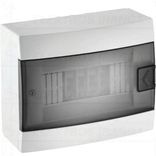 TEB virštinkinis 8 modulių skydelis baltas IP40