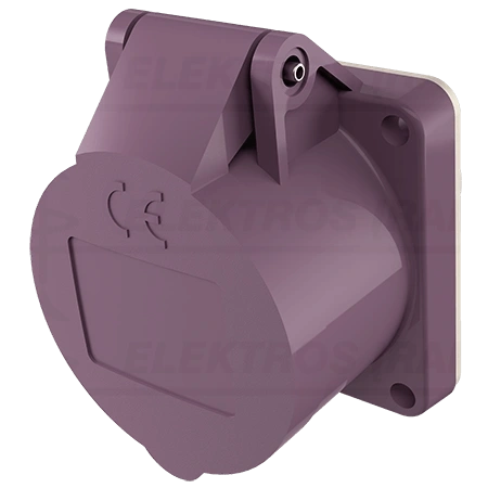 Lizdas 16A 2P 20-25V IP44/skydinis tiesus