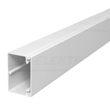 WDK40060RW Kabelinis plastikinis kanalas 40 x 60 mm, 2000 mm, RAL9011