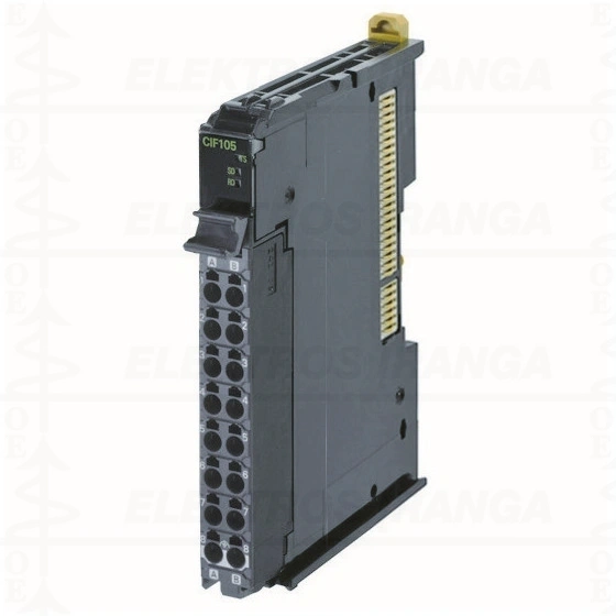 Nutolusių I/O NX modulinės serijos 1 x RS-422/485C modulis, spyruokliniai ’push-in’ gnybtai