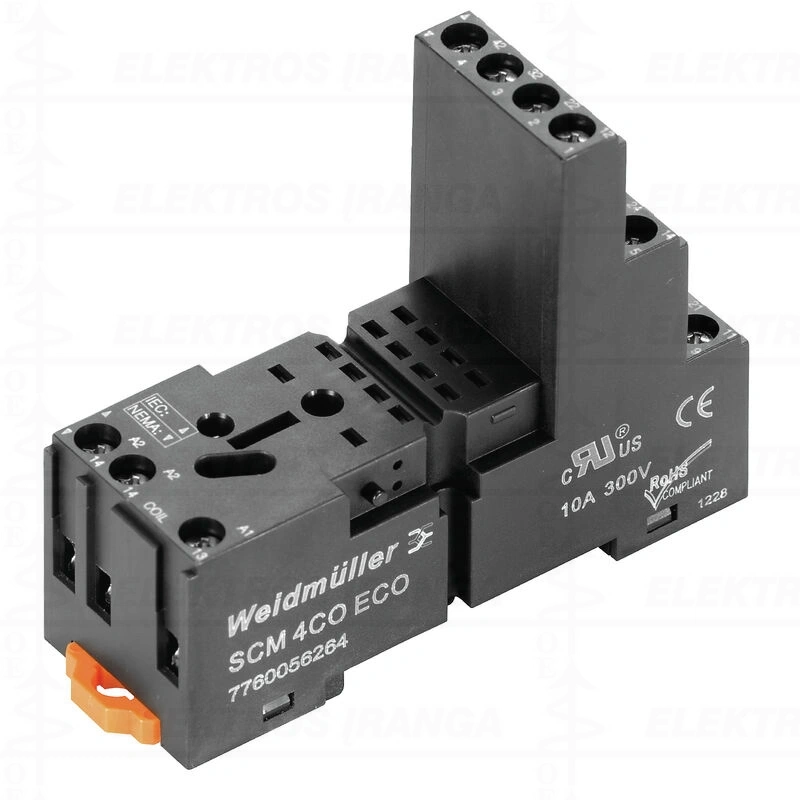 SCM 4CO ECO lizdas DRM relėms