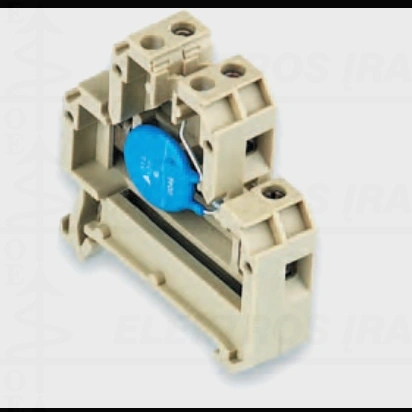 WDK 2.5 U TAZ 24VAC ND viršįtampių apsauga 24Vac - Viršįtampių apsauga matavimo ir valdymo grandinėms – su varistoriumi rinklės konstrukcijoje.