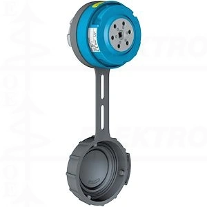 EVO40 SUPPLY jungiklio / kirtiklio, lizdo / rozetės dalis 6P+E (5P+N+PE) 18,5KW 40A (AC-23A) 380..440VAC (max 480VAC) IP66/67