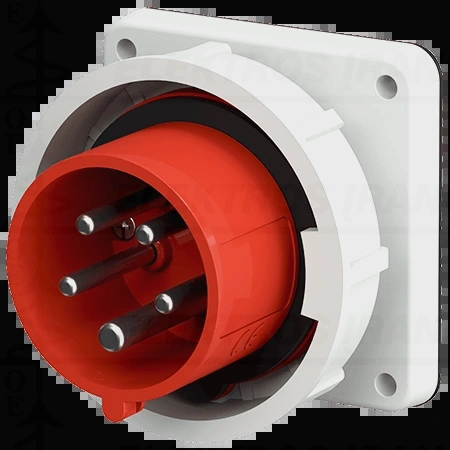 Lizdas-šakutė 16A 5P 6h400V IP67/skydinė