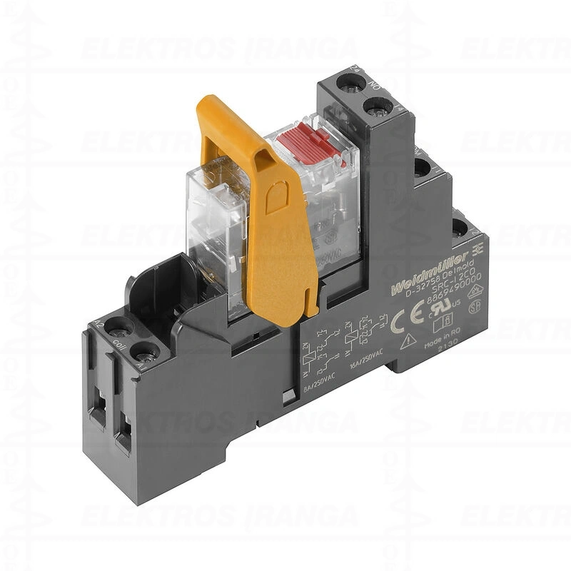 RCIKIT 230VAC 2CO LED relė su lizdu