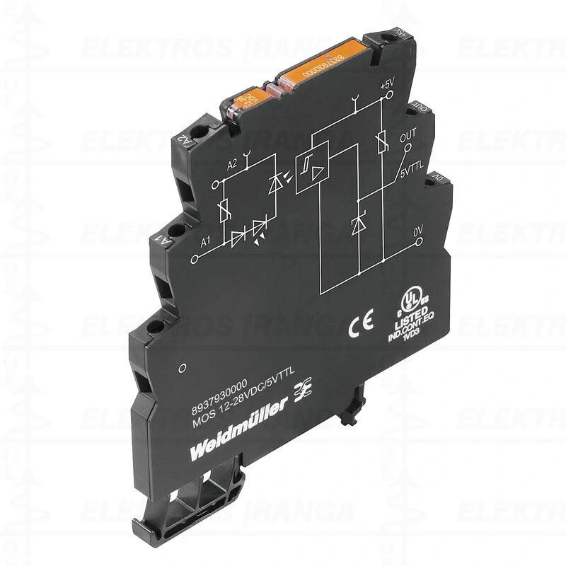 MOS 12-28VDC/5VTTL puslaidininkinė relė
