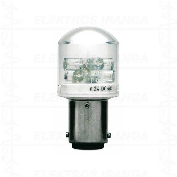 LED Žalias BA15 24VAC/DC