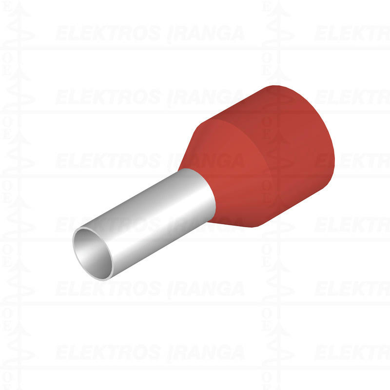 H10,0/24,0X R SV antgaliai izoliuoti 10mm2 L12, raudoni, 100 vnt.