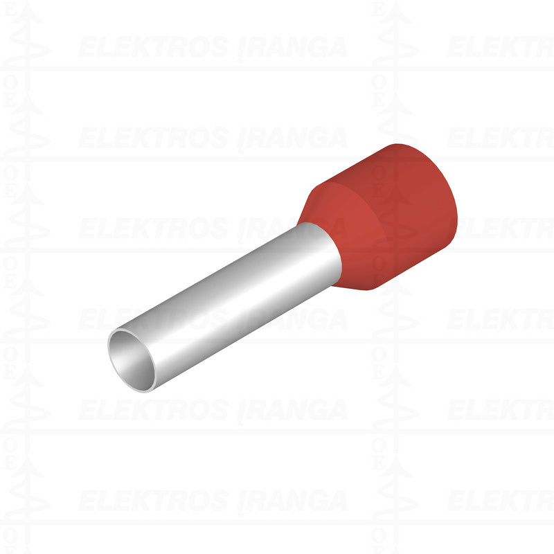 H10,0/28D R antgaliai izoliuoti, 10mm2 L18, raudoni, 100vnt. UL, DIN