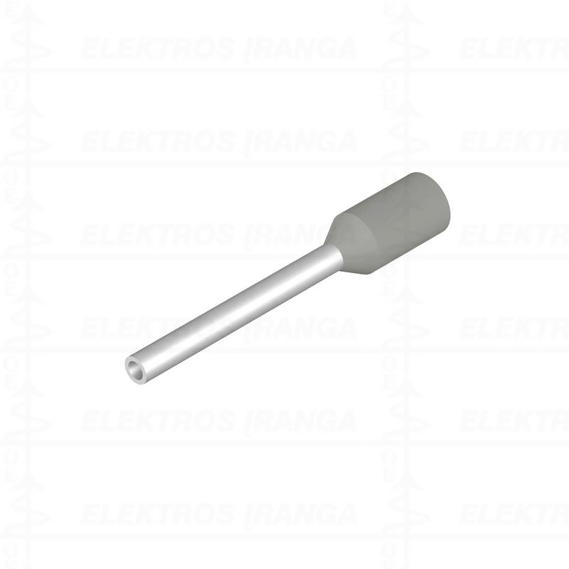 H0,14/12 GR SV antgaliai izoliuoti, 0,14mm2 L8, pilkii, 100vnt. UL