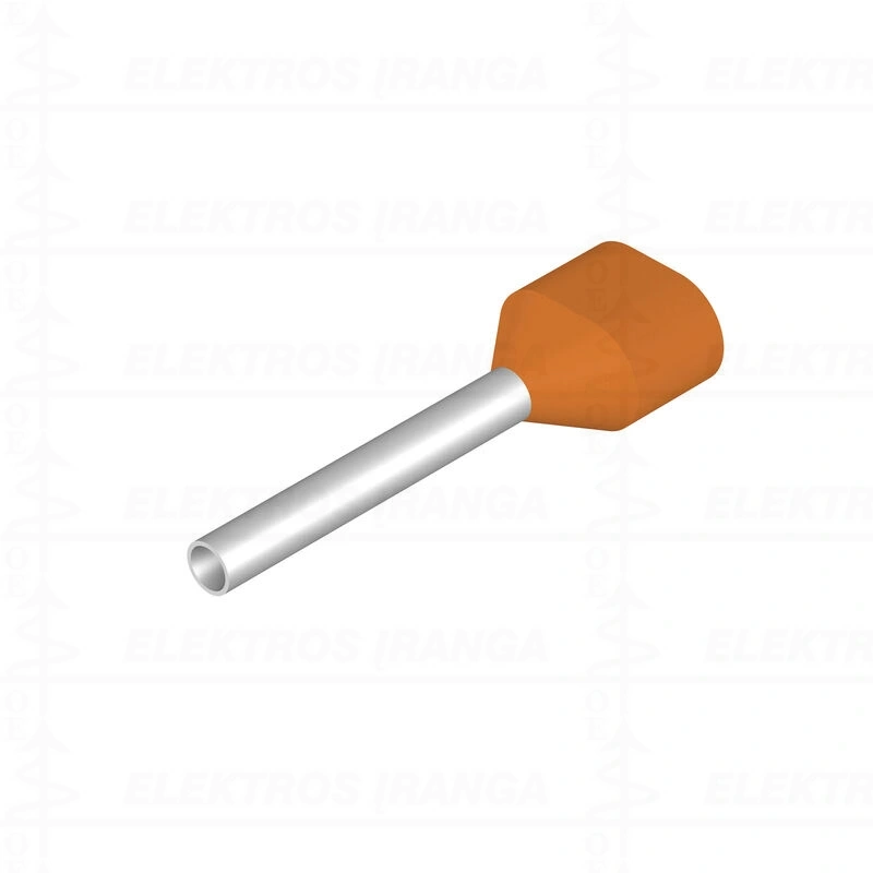 H0,5/18 ZH OR antgalis izoliuotas, 0,5mm2 L12, dvigubas, oranžinis, 500vnt.