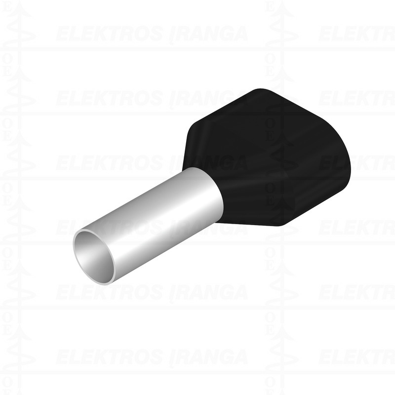 H6,0/23 ZH SW antgalis izoliuotas, 6mm2 L12, dvigubas, juodas, 100vnt