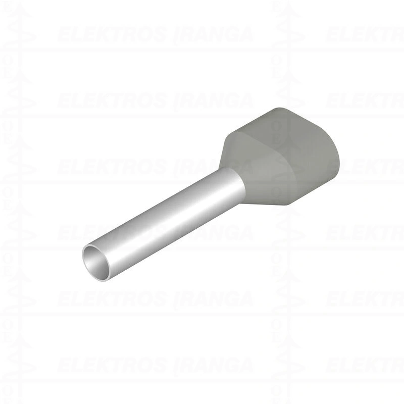 H4,0/28D ZH GR antgalis L18 4mm² dvigubas pilkas 100vnt., DIN