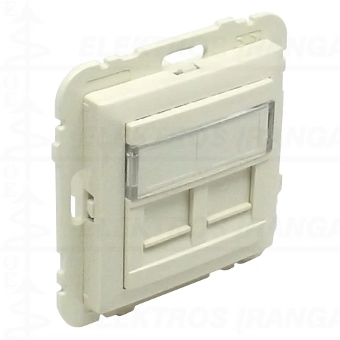 Rėmelis 2xRJ45 jungčiai, dr. kaulo Efapel LOGUS 90