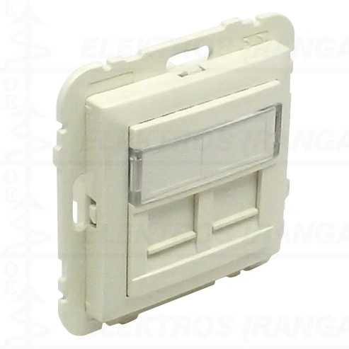 Rėmelis 2xRJ45 jungčiai, dr. kaulo Efapel LOGUS 90