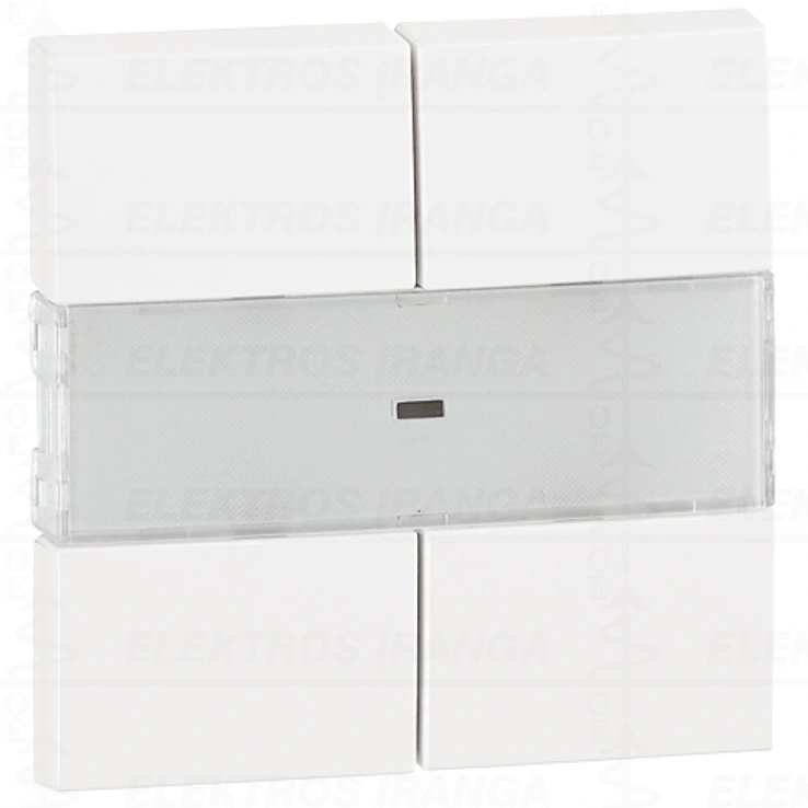 Klavišas 4 kl. mygtukui baltos sp. Efapel Logus 90