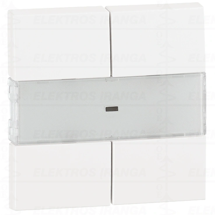 Klavišas 4 kl. mygtukui baltos sp. Efapel Logus 90