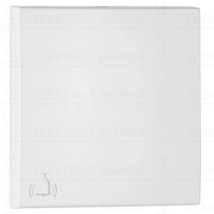 ** Klavišas mygtukui su skambučio simboliu, baltas Efapel LOGUS 90