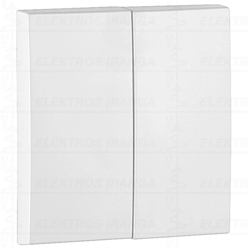 Klavišas 2 kl. jungikliui, baltas Efapel LOGOS 90