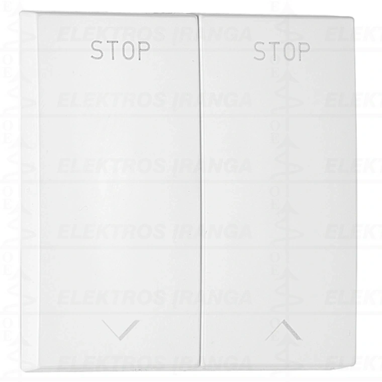 ** Klavišas žaliuzių jungikliui, baltas Efapel LOGUS 90